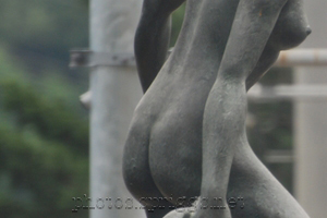 bronze buttocks