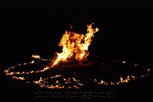 burning note