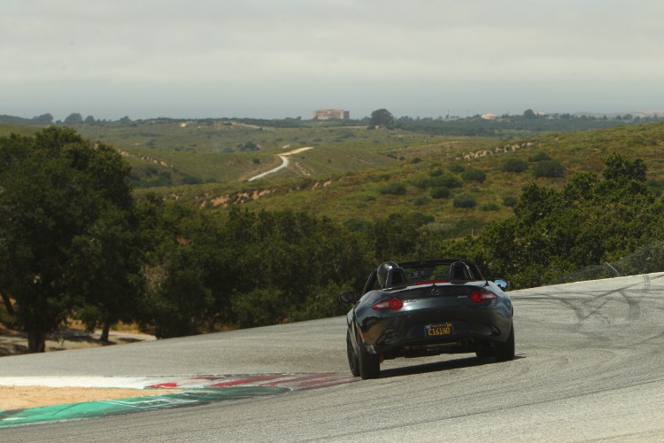 dropping down the corkscrew