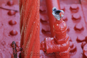 red paint