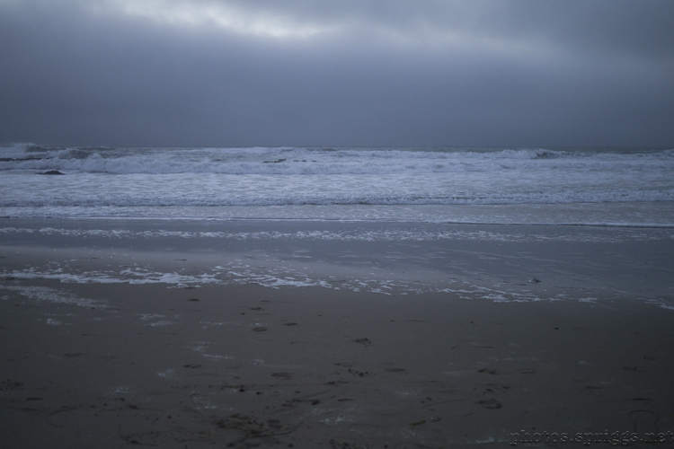 incoming tide and fog
