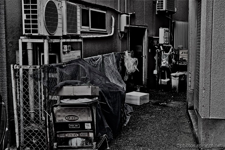 back alley