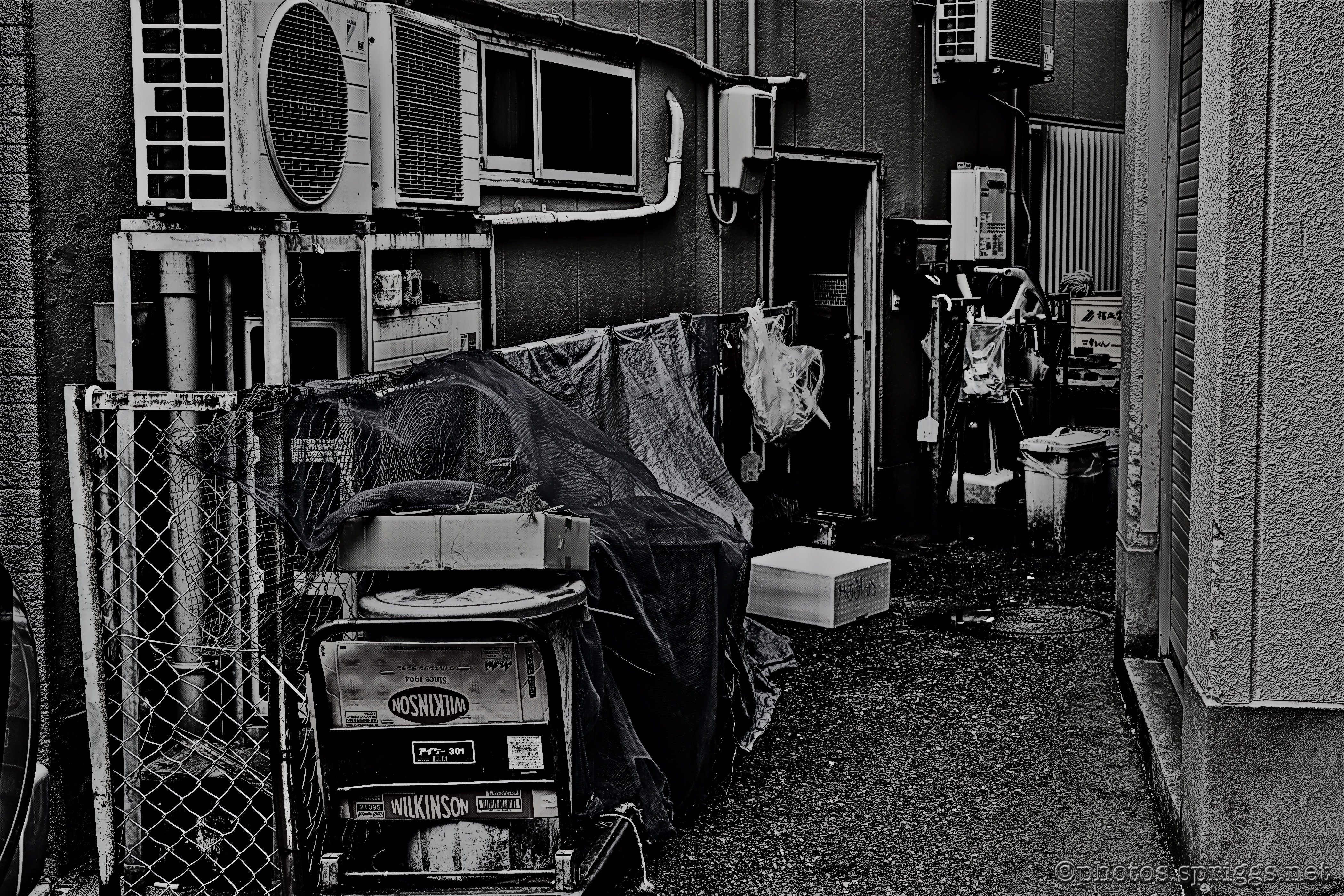 back alley