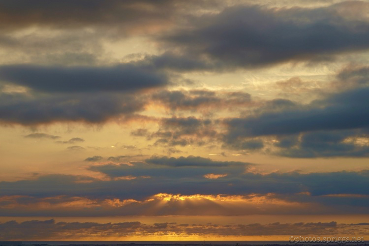 太陽が丘の夕日