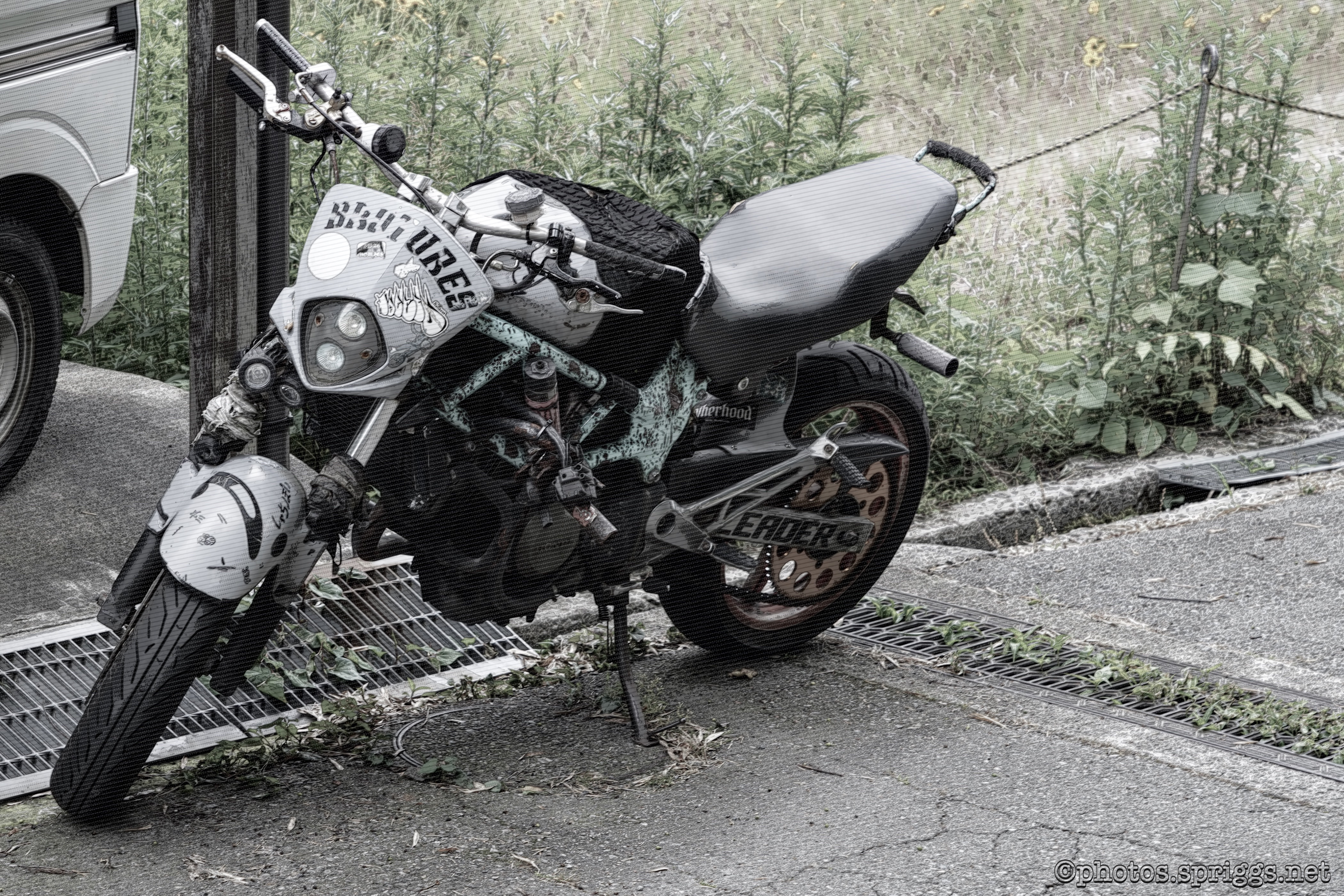 tatty motorbike